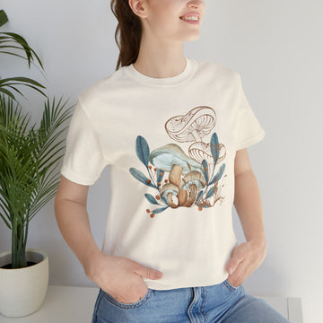 Mushrooms Tshirt Unisex Jersey Short Sleeve Tee / Fall Vibes shirt / Mushroom Tshirt / Autumn Vibes