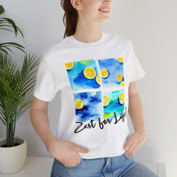 Citrus fruit graphic tee, Bright lemon design, Fruit themed t-shirt