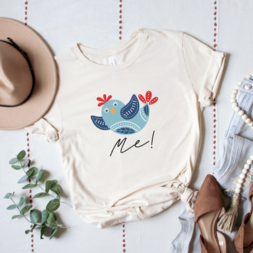 Scandinavian Folk Art Inspired T-shirt: Vintage Botanical Shirt, Swedish Folk Tee, and Unique Scandinavian Gift