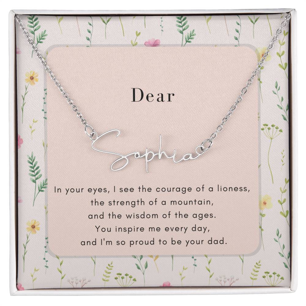 Dad's Loving Words: Unique Gift for Daughters