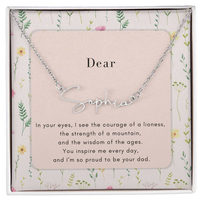 Dad's Loving Words: Unique Gift for Daughters