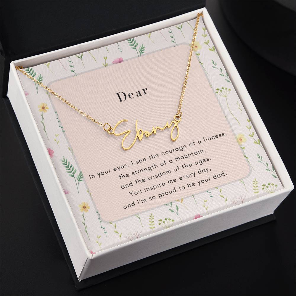 Dad's Loving Words: Unique Gift for Daughters