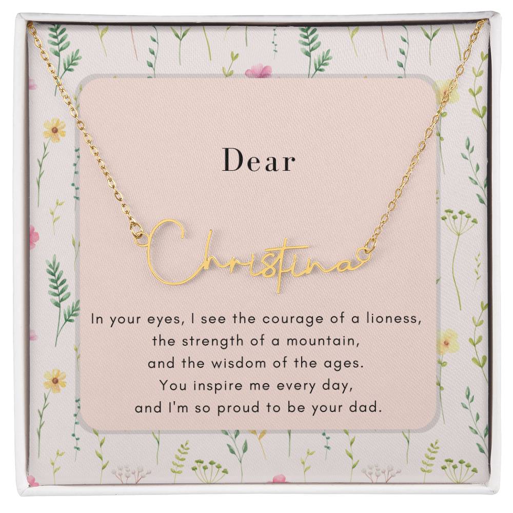 Dad's Loving Words: Unique Gift for Daughters