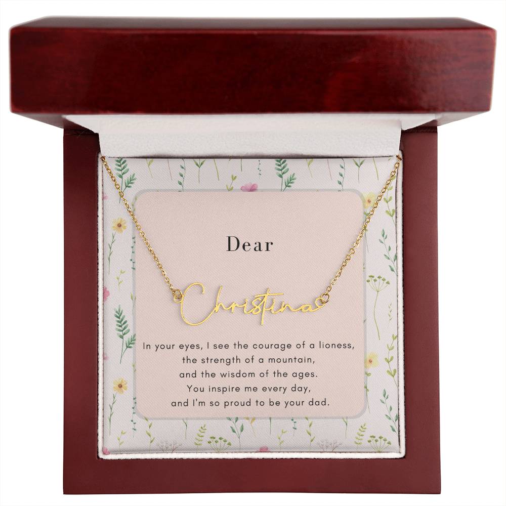 Dad's Loving Words: Unique Gift for Daughters