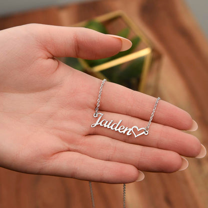 Name Pendant, Gift for Daughter