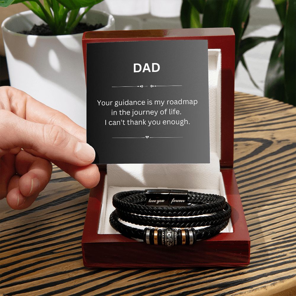 Dad, My Roadmap - Appreciation Card & Memento