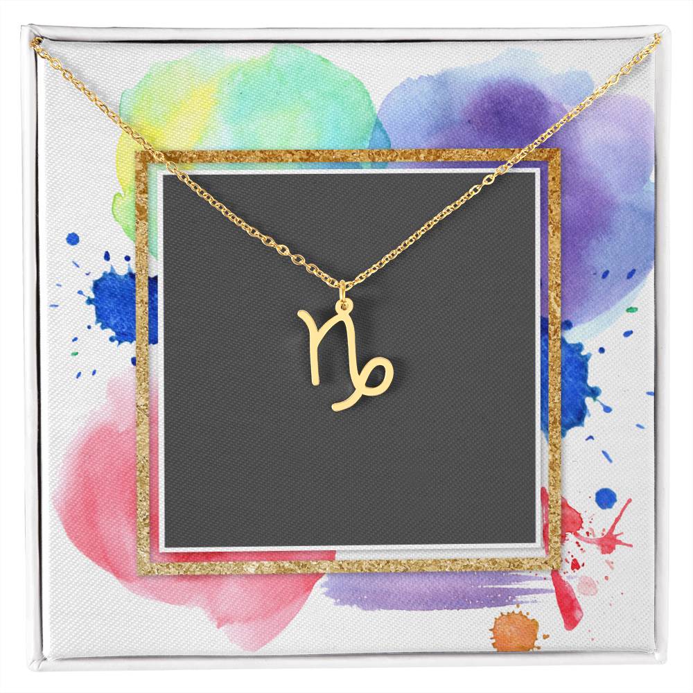 Zodiac Pendant - Personalized zodiac jewelry