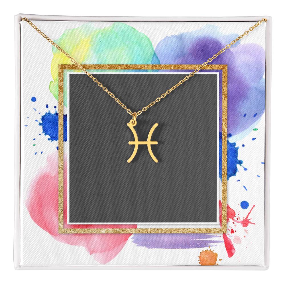 Zodiac Pendant - Personalized zodiac jewelry