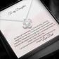 Eternal Love Pendant: A Father's Heartfelt Message to His Daughter, Gift from Dad