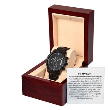 Timeless Love Watch: A Father's Endearing Message to His Son, Gift from Dad
