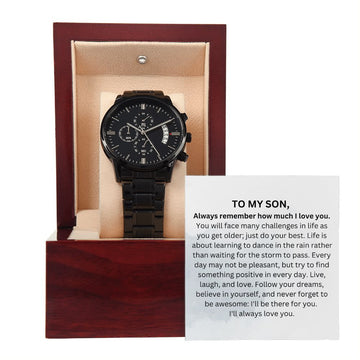 Timeless Love Watch: A Father's Endearing Message to His Son, Gift from Dad