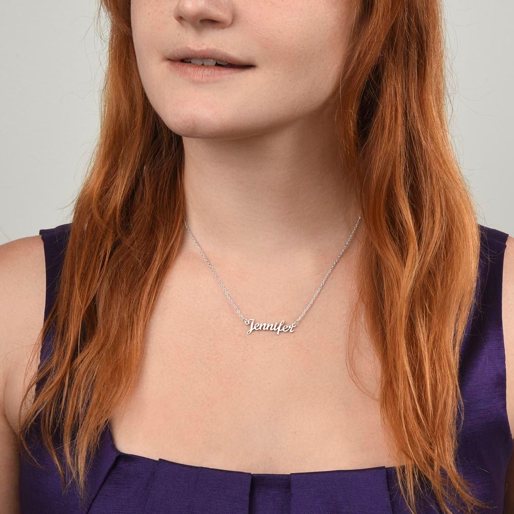 Custom Word Arrow Necklace – Devin Krista Jewelry